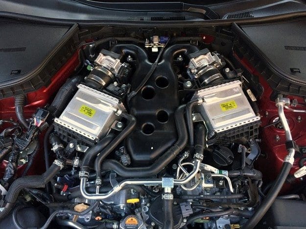 Тест драйв анатомия высокотехнологичного двигателя: Infiniti V6 Twin Turbo