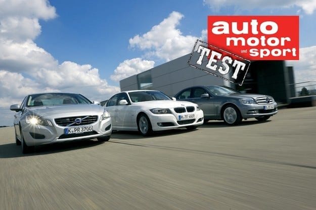 Тест драйв BMW 320D, Mercedes C 220 CDI, Volvo S60 D3: все более золотая среда