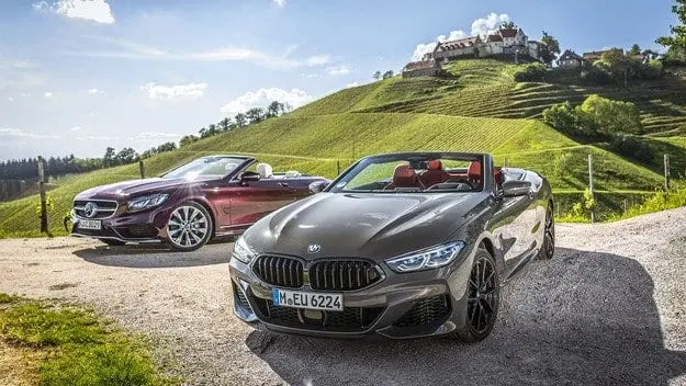 Тест драйв BMW M850i ​​Cabriolet, Mercedes S 560: Лестница в небо