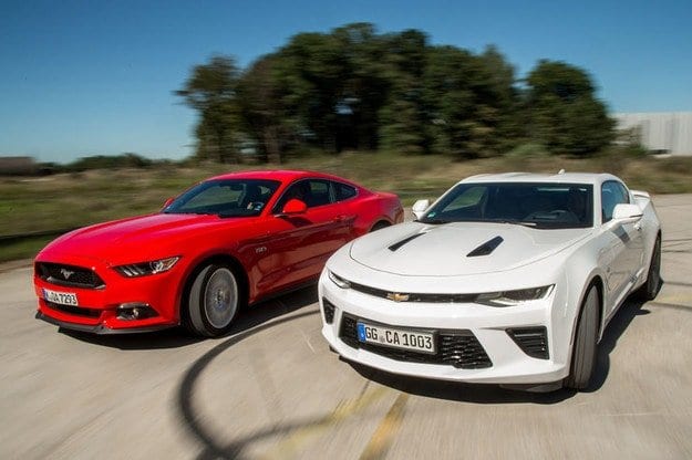Тест драйв  Chevrolet Camaro и Ford Mustang: лучшее с Дикого Запада