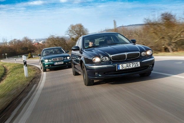 Тест драйв Jaguar X-Type 2.5 V6 и Rover 75 2.0 V6: британский средний класс