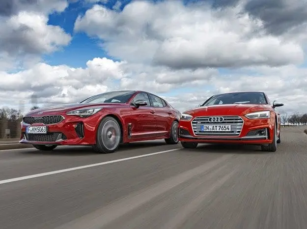 Тест драйв Kia Stinger GT 3.3 и Audi S5 Sportback: Вопрос по цене?