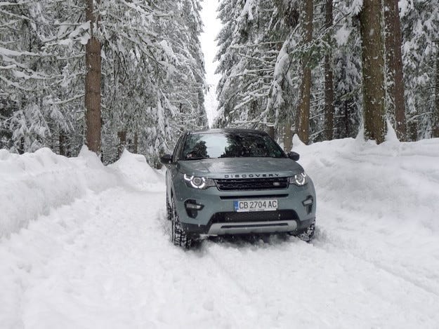 Тест драйв Land Rover Discovery Sport: Прощай, зима!