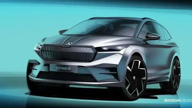 Представляем экстерьер кроссовера Skoda Enyaq iV