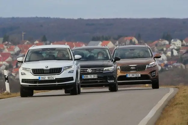 Тест драйв Skoda Kodiaq, Kia Sorento, VW Tiguan: внедорожник за 80 000 лв.