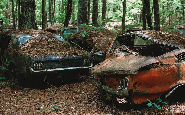 Ржавые миллионы: 6 загадочных кладбищ автомобилей