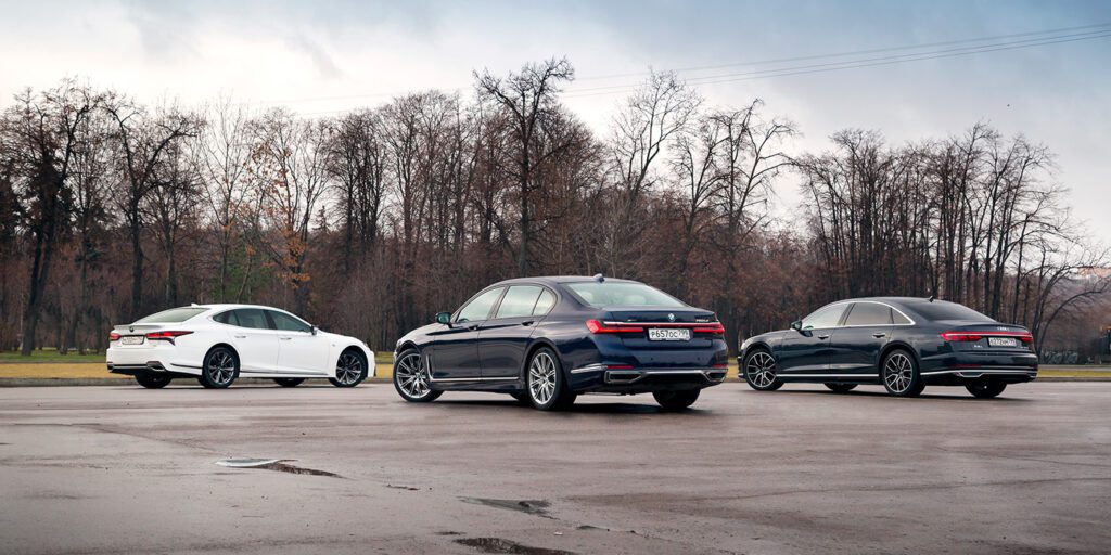 Тест-драйв Lexus LS, BMW 7 и Audi A8. Наемники