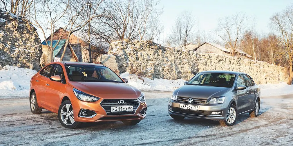 Тест-драйв Новый Hyundai Solaris против VW Polo