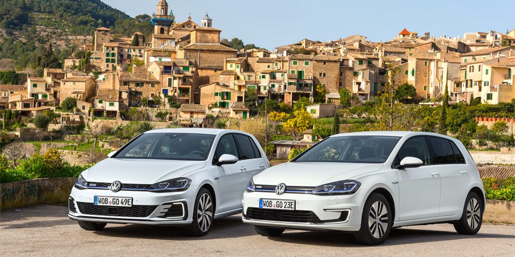 Тест-драйв Volkswagen e-Golf и Golf GTE